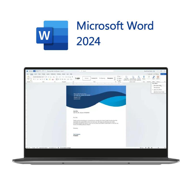 Nền tảng Windows/Mac Microsoft Office 2024 Home and Business với hiệu suất nâng cao