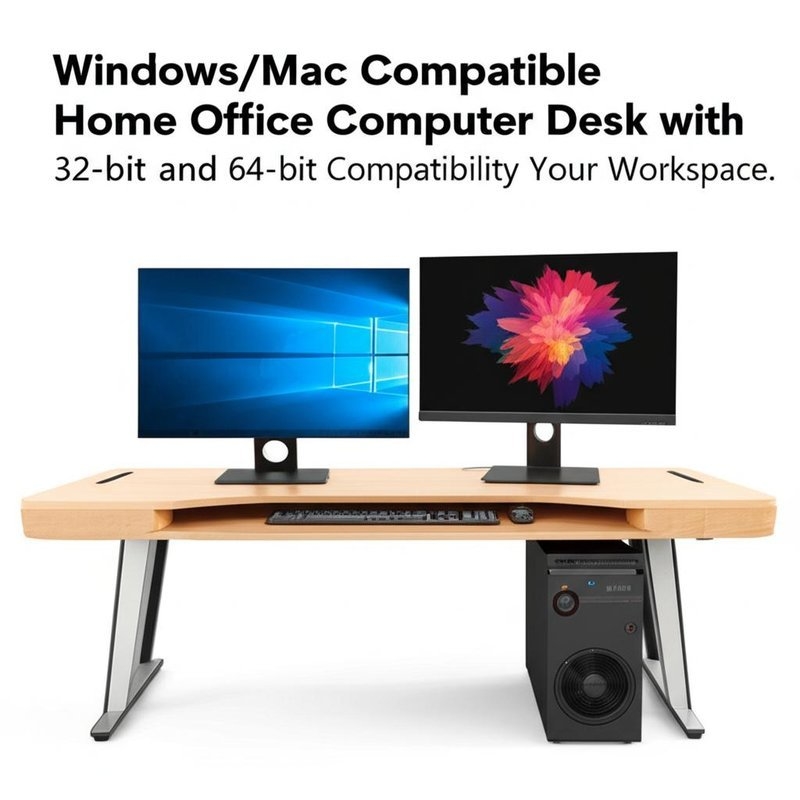 Bàn Máy Tính Văn Phòng Tại Nhà Tương Thích Windows/Mac với Khả Năng Tương Thích 32-bit và 64-bit Nâng Cấp Không Gian Làm Việc Của Bạn