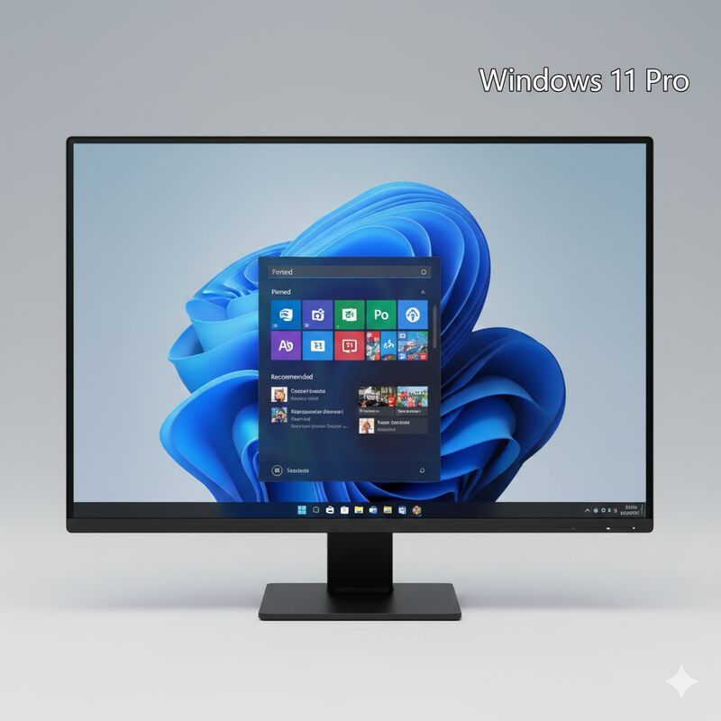 Hệ điều hành Windows Microsoft Win 11 Pro nâng cấp Cung cấp ít nhất 64GB không gian lưu trữ phù hợp với quản lý doanh nghiệp và quy trình làm việc