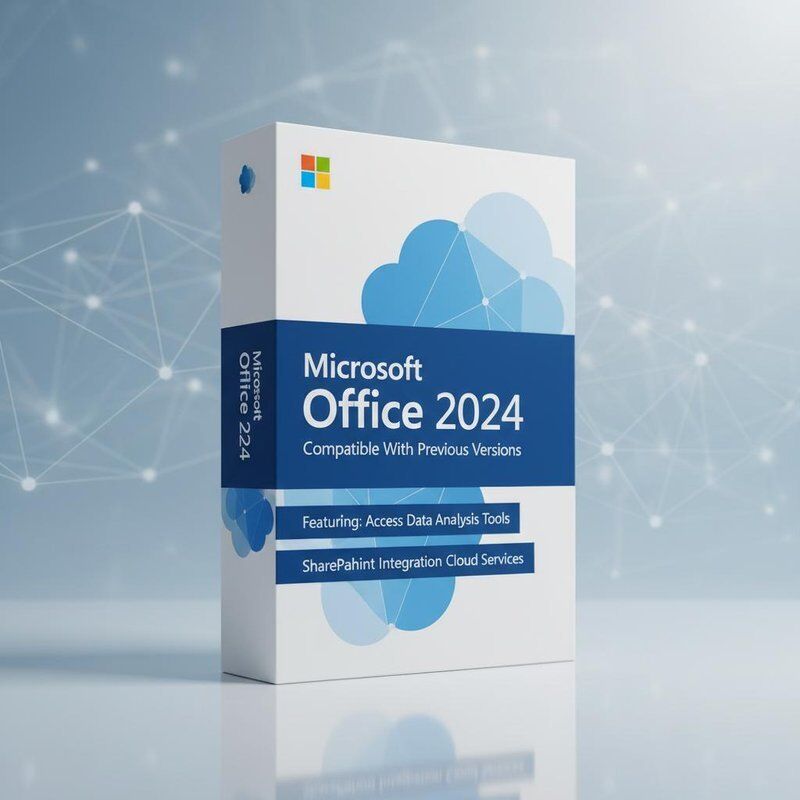 Tương thích với các phiên bản trước Microsoft Office 2024 Với các công cụ phân tích dữ liệu truy cập và Dịch vụ đám mây tích hợp SharePoint