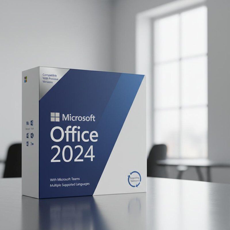 Tương thích với các phiên bản trước Microsoft Office 2024 Với Microsoft Teams và nhiều ngôn ngữ được hỗ trợ hỗ trợ làm việc theo nhóm