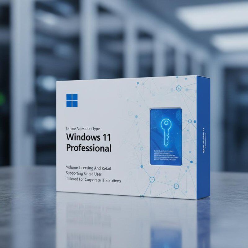 Loại kích hoạt trực tuyến Microsoft Windows 11 Professional Volume Licensing And Retail Supporting Single User Tailored For Corporate IT Solutions